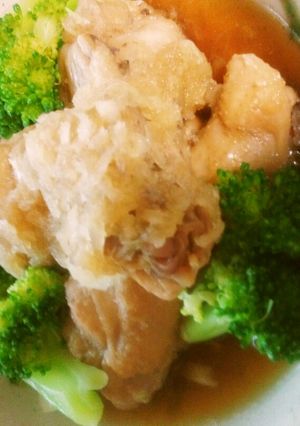 手羽元とブロッコリーのさっぱりおろし煮-レシピのメイン写真