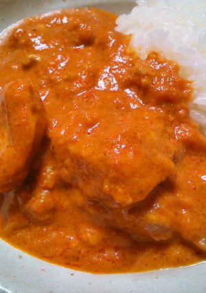 切るのは肉だけ簡単バターチキンカレー♪-レシピのメイン写真