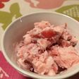 いちごジャムで作るヨーグルトシャーベット