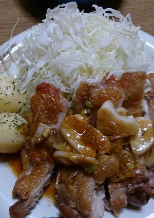 カリカリ(^^)チキンのガーリックソテー-レシピのメイン写真