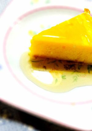 簡単もちもちかぼちゃのチーズケーキ♪-レシピのメイン写真