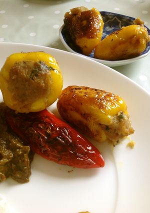 インドのピーマンのスパイシーポテト詰め-レシピのメイン写真
