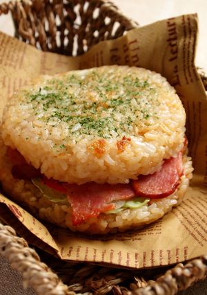 簡単♪手作り♪ライスバーガー-レシピのメイン写真