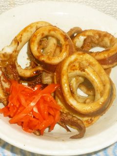パパの焼き生姜醤油イカ-レシピのメイン写真