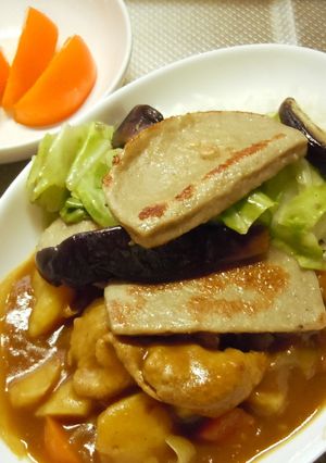 名物黒はんぺんと夏野菜カレー-レシピのメイン写真