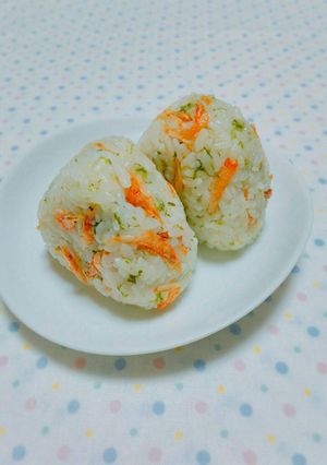〖青海苔と桜海老のおにぎり*バター風味〗-レシピのメイン写真