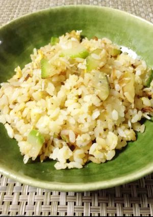 ☆夕顔としらすのおいしい炒飯-レシピのメイン写真