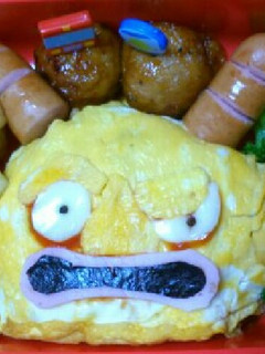 妖怪ウォッチ キャラ弁 山吹鬼-レシピのメイン写真
