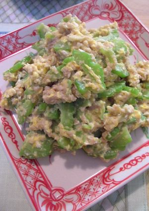 夏味★ゴーヤと豚挽き肉の卵とじ-レシピのメイン写真