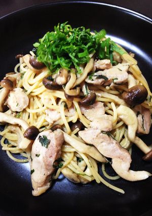 しめじとチキンの和風パスタ-レシピのメイン写真