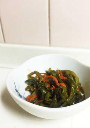 獅子唐のキンピラ？-レシピのメイン写真