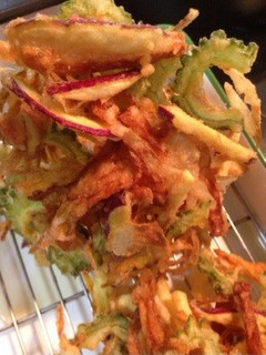 子供も大好き!ゴーヤのかき揚げ-レシピのメイン写真