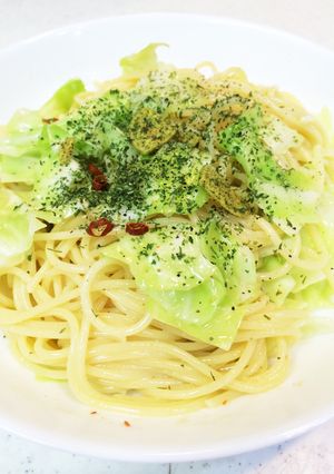 ペペロンチーノinキャベツver簡単-レシピのメイン写真