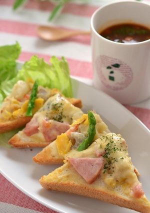 和風おーぷんさんど＆５分でミネストローネ-レシピのメイン写真