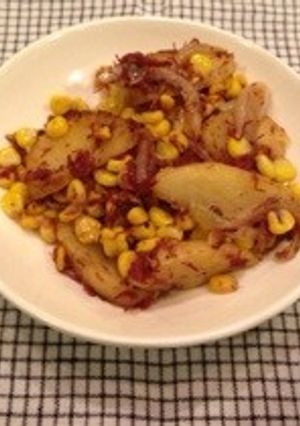 コンビーフポテト・コーン入り-レシピのメイン写真
