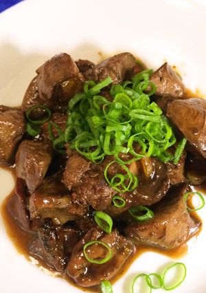 鶏肝の甘辛煮-レシピのメイン写真