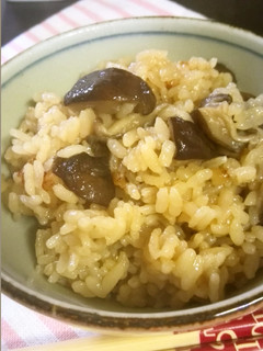 簡単、即出来る、しいたけご飯-レシピのメイン写真