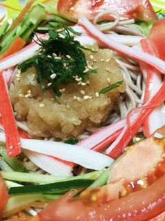 夏のさっぱりそば-レシピのメイン写真