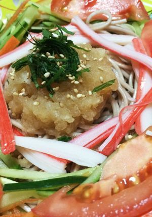 夏のさっぱりそば-レシピのメイン写真