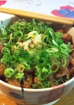 夏のスタミナ補給は「甘辛豚どんぶり」-レシピのメイン写真