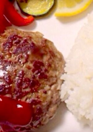 ヘルシーなのに美味しすぎる♡ハンバーグ-レシピのメイン写真
