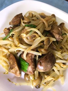 鶏肝の野菜炒め-レシピのメイン写真