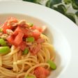 簡単!トマトとツナの冷製パスタ♪