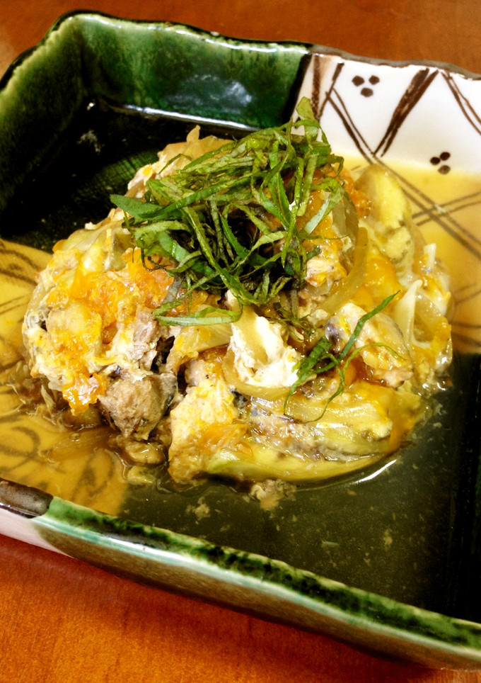 なすとサバ缶の簡単玉子とじ♪丼も◎-レシピのメイン写真