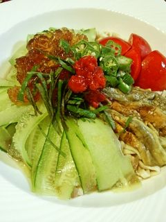 ジュレde焼きナス・冷うどん♪-レシピのメイン写真