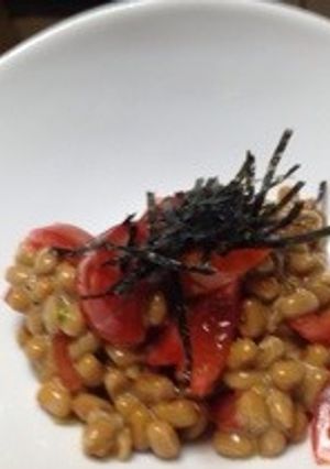 トマトと納豆で元気サラダ☆-レシピのメイン写真