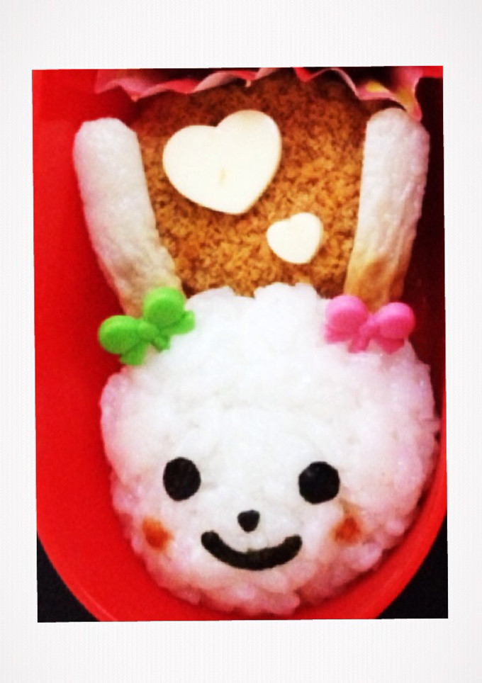 キャラ弁☆簡単ちくわでうさぎさん-レシピのメイン写真