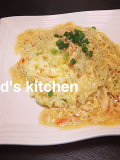 贅沢♪蟹のあんかけチャーハン!!!-レシピのメイン写真