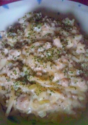 豚挽き肉のホワイトスパゲッティ-レシピのメイン写真
