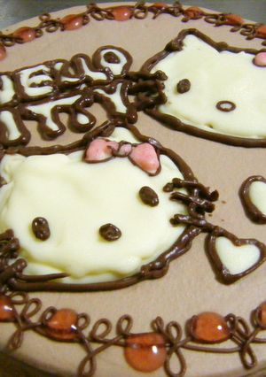 キティちゃんの生チョコケーキ-レシピのメイン写真