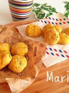 ふんわり✨材料③かぼちゃのソフトクッキー-レシピのメイン写真