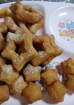 星型ドーナツ-レシピのメイン写真