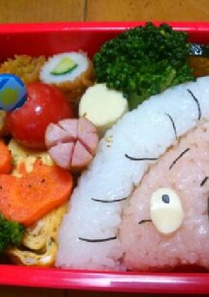 妖怪ウォッチ キャラ弁 ばくろばあ-レシピのメイン写真
