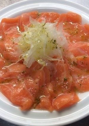 簡単☆サーモンのカルパッチョ-レシピのメイン写真