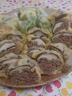 椎茸の肉詰めてんぷら-レシピのメイン写真