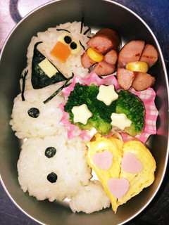 ♡オラフキャラ弁♡-レシピのメイン写真