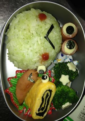 ♡かえる・かたつむり弁当♡-レシピのメイン写真