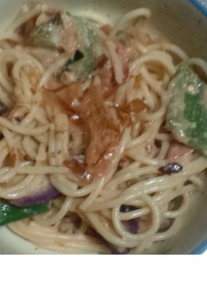 冷製 梅干しマヨパスタ-レシピのメイン写真