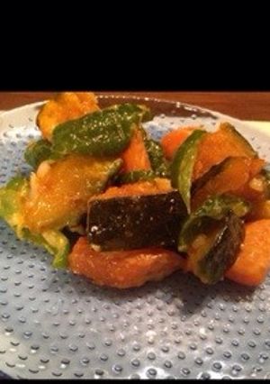 デパ地下風♩カボチャサラダwith夏野菜-レシピのメイン写真
