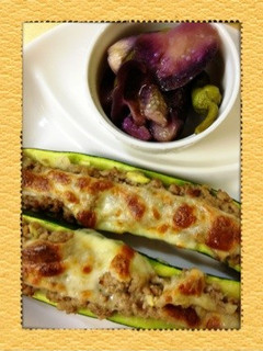 肉詰めズッキーニチーズ焼き！-レシピのメイン写真