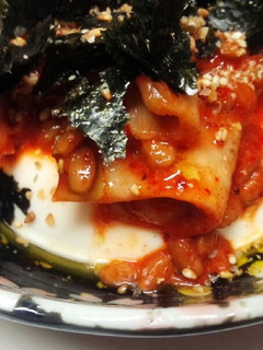 美腸ダイエットに☆納豆キムチ豆腐☆-レシピのメイン写真
