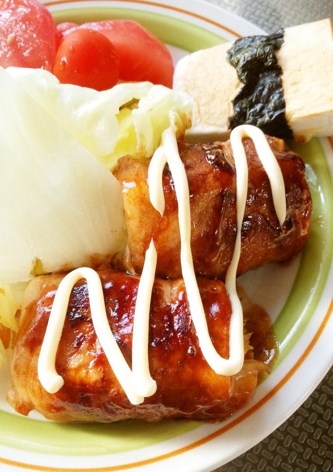 簡単美味しい！お好み焼き風はんぺん豚巻き-レシピのメイン写真