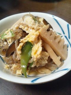 糸こんにゃくの卵とじ-レシピのメイン写真