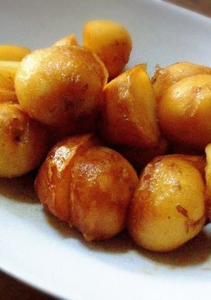 てりてり♪ 新じゃがいもの煮っころがし-レシピのメイン写真