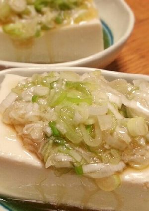 何にでも合うねぎ塩たれで♪ねぎ塩豆腐♪-レシピのメイン写真