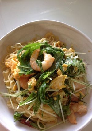 えびと卵のピリ辛冷麺-レシピのメイン写真
